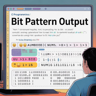 C Program Kya Print Karta Hai — Bit Pattern Output