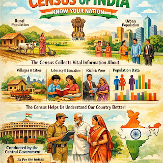 जनगणना संघ सूची के अंतर्गत – Census Union List India