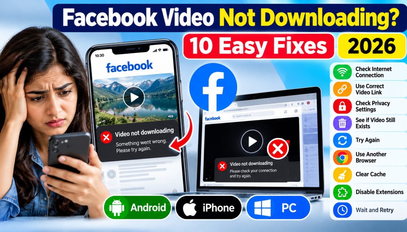 Facebook Video Not Downloading