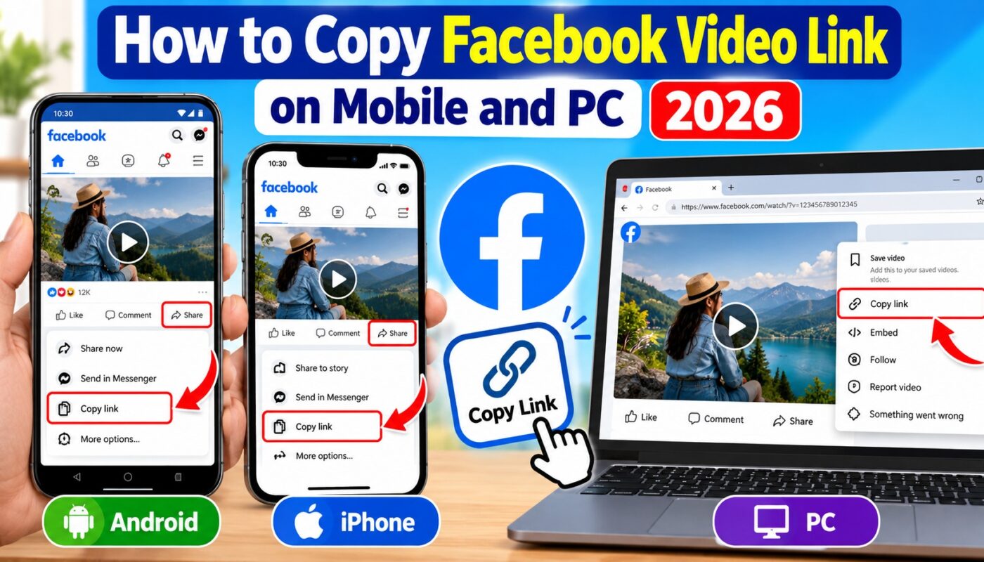 How to Copy Facebook Video Link