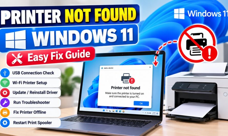 Printer Not Found Windows 11: समस्या कैसे ठीक करें?
