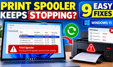 Print Spooler keeps stopping in Windows 11 with printer errors and troubleshooting solutions